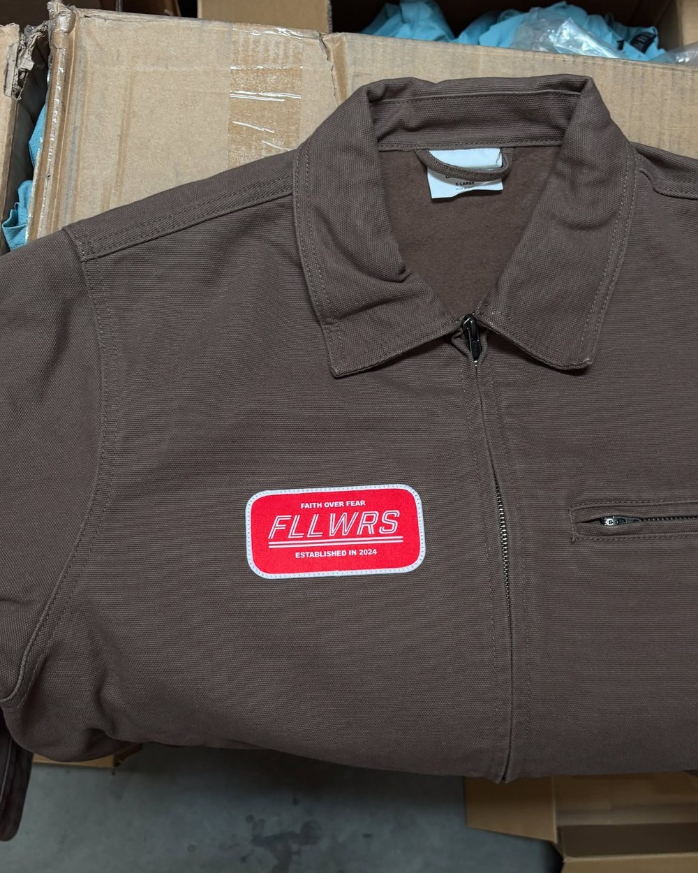 Custom-decorated custom jackets produced by Lift Threadz Promos