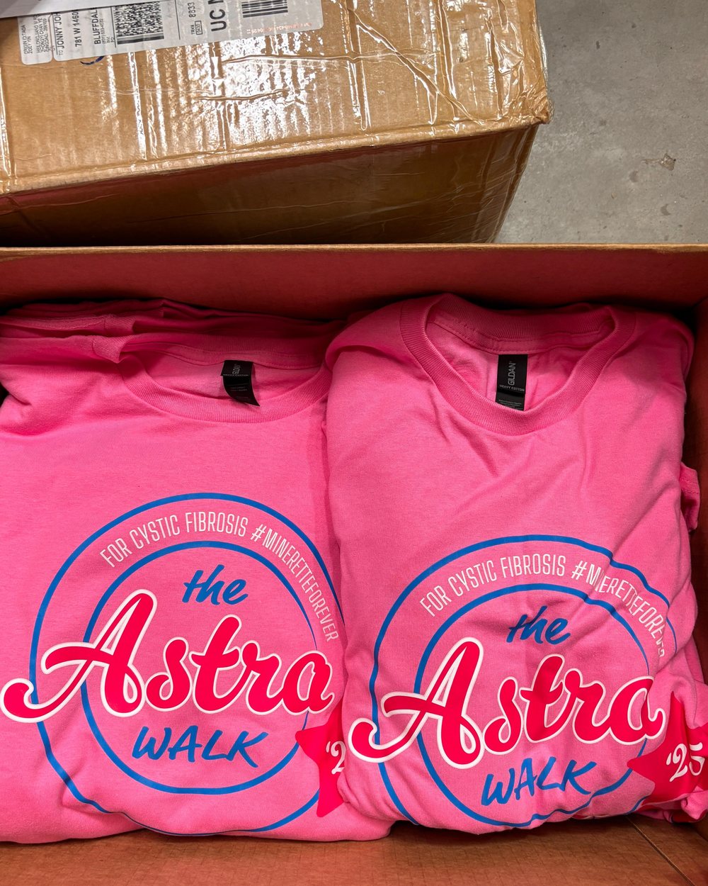 Custom-decorated custom t-shirts produced by Lift Threadz Promos