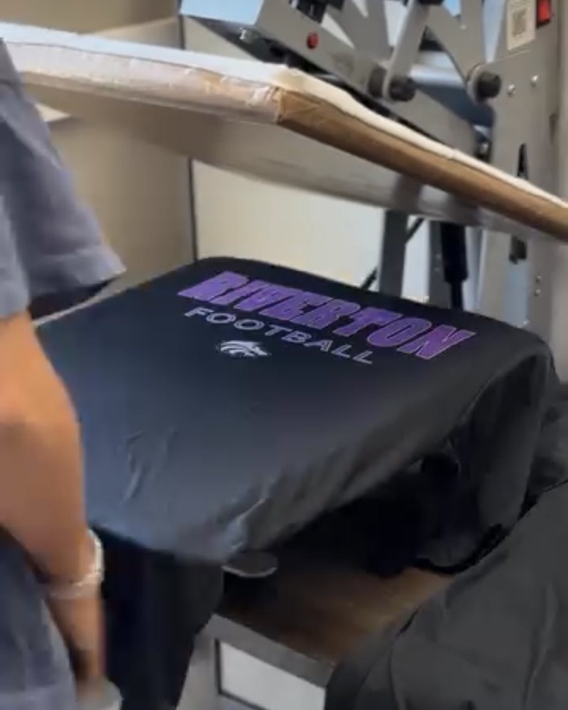Custom-decorated apparel produced by Lift Threadz Promos
